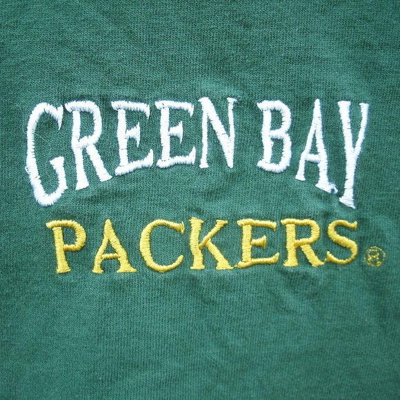 Green Bay Packers Football T-Shirt Size L - Picture 3 of 12